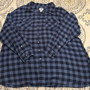 Harbor Bay casual dress shirt. Size 4XLT.